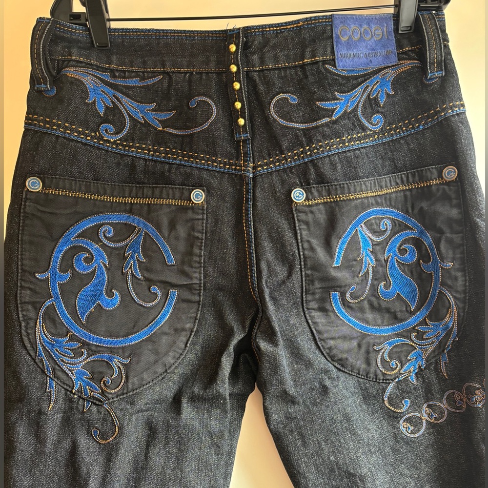 COOGI Jeans Vintage Y2K Denim with Blue Embroidery (RARE)